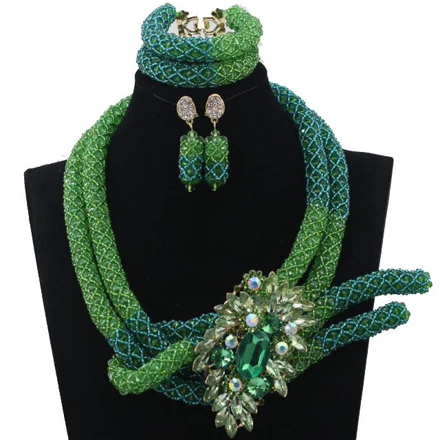 Великолепный синий и серебряный Африканский бриллиант набор ювелирных изделий