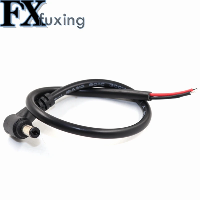 2 шт. коннектор постоянного тока разъем питания 5 5*2 1 мм штекер прямоугольный шнур