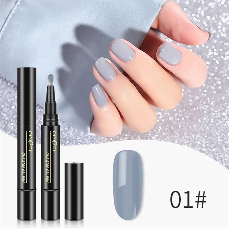 Гель для ногтей one step лак карандаш удобный Однотонная одежда гелевая ручка нет