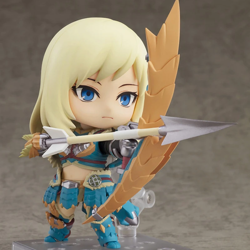 GSC Genuine Q Version Nendoroid 1407 Monster Hunter Female Zinogre Joints Movable Anime Action Figure Toys for Kids Gift | Игрушки и