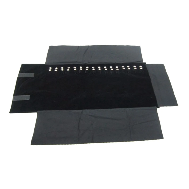 Сумка для хранения ювелирных изделий портативное черное ожерелье браслет