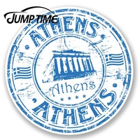 jump time for athens greece vinyl sticker luggage travel tag greek laptop car decal rear windshield waterproof car accessories