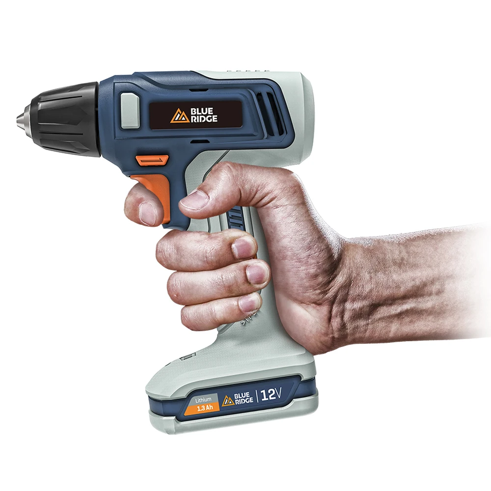 Беспроводная Дрель BLUERIDGE 12 В отвертка с литий ионной батареей компактная дрель
