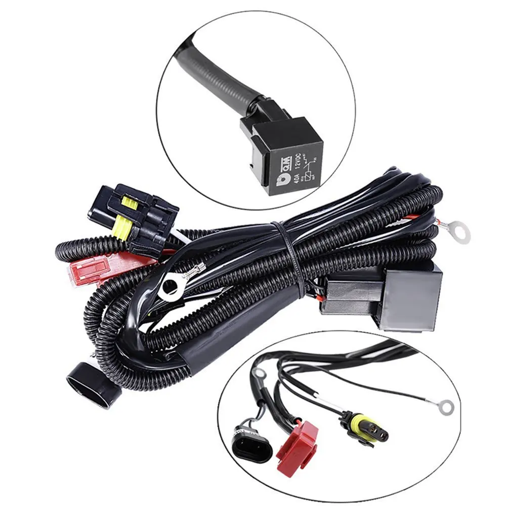12V 55W 9005 9006 многофункциональные лампы HID Ксеноновые контроллеры Кабель Реле жгуты