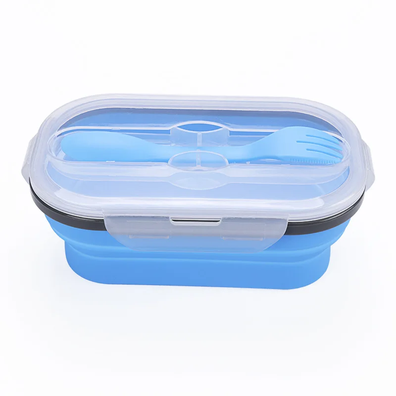Выдвижной Складной Контейнер Bento Портативный Ланч бокс контейнер для пищевых