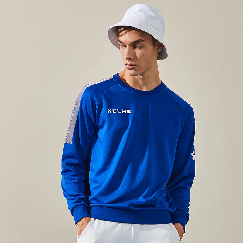 Мужская толстовка с круглым вырезом KELME Повседневная Спортивная кофта для улицы