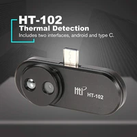 ht 102 infrared thermal imager mobile phone thermal imaging camera for android type c otg features thermal instrum