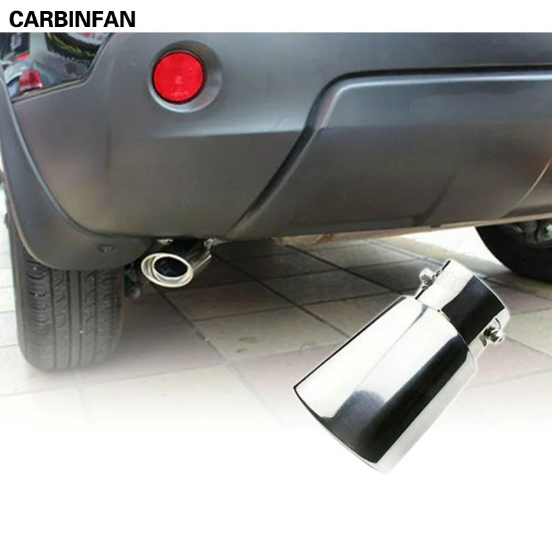 Нержавеющая сталь выхлопная крышка наконечники полированный внешний 1 шт. для