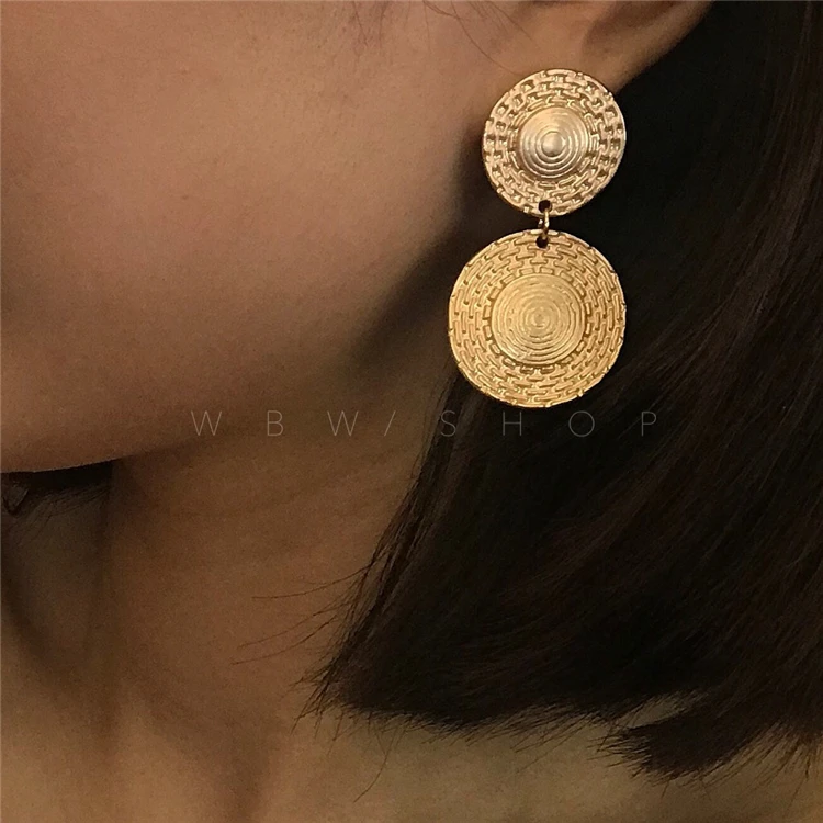 Серьги-гвоздики в стиле ретро украшение арт-деко для вечевечерние аккуратный Топ