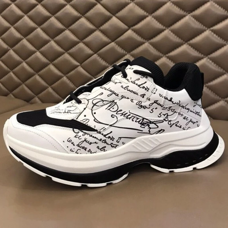 

2021 Men Running Shoes Outdoor Casual Height Increasing High Quality Sport Shoes For Women Breathable Lovers Fashion Sneakers