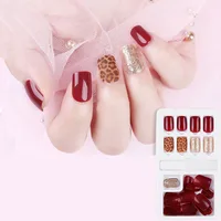 30 шт., накладные ногти со съемным гелем