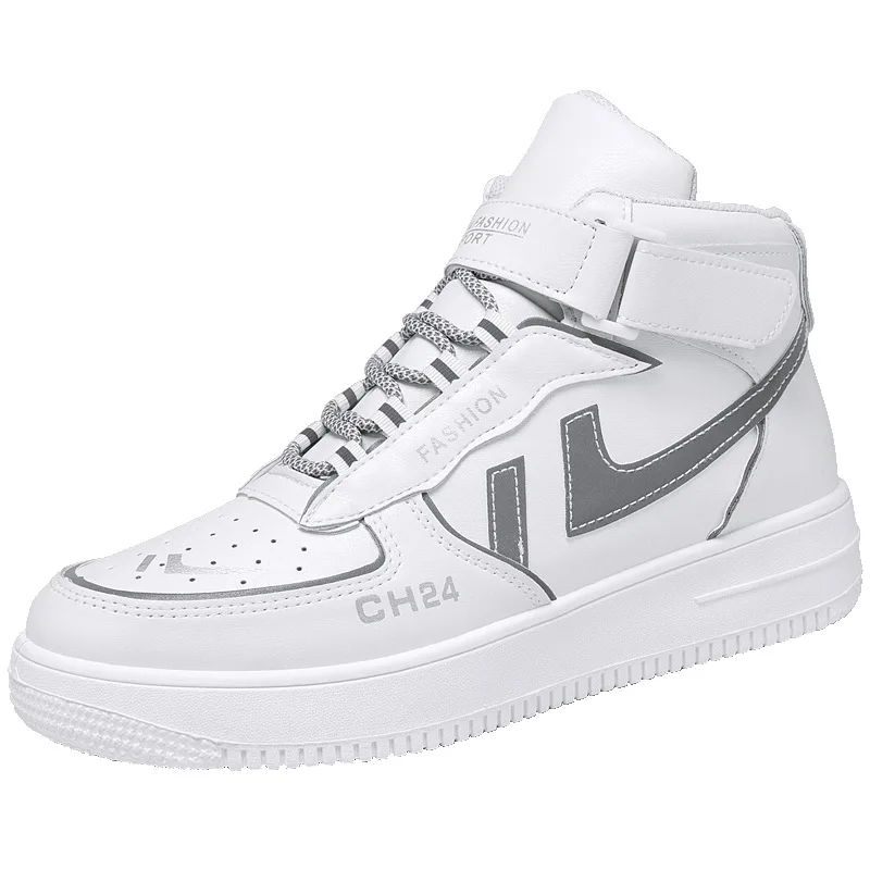 

Autumn and winter 2020 fashion sports small white shoes board shoes high top shoes men's fashion shoes free delivery