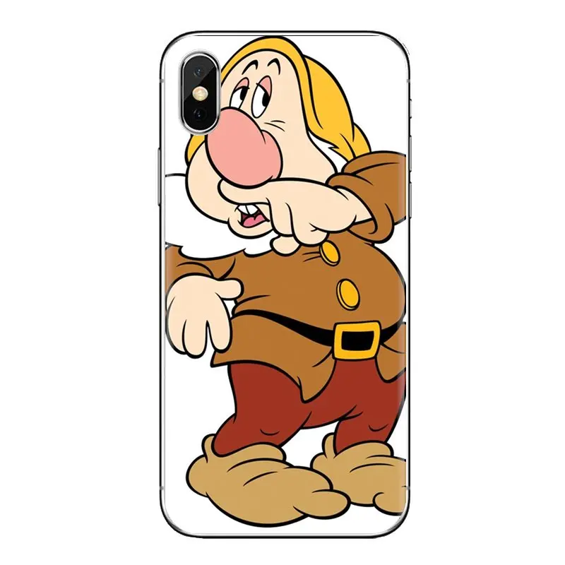 Grumpy Snow White the Seven Dwarfs For Sony Xperia Z Z1 Z2 Z3 Z5 compact M2 M4 M5 E3 T3 XA Aqua LG G4 G5 G3 G2 Mini TPU Bag Case |