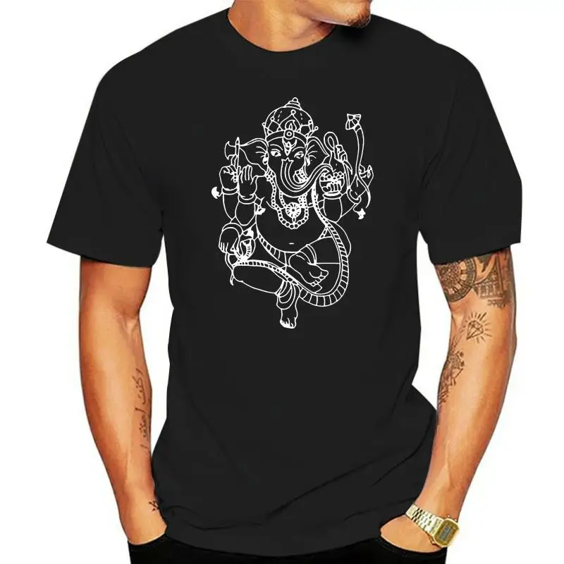 

Fashion summer T-shirt GANESHA deities elephant Hare Krishna Summer Style Fashion Cartoon Hot men's fun casual print T-shirt