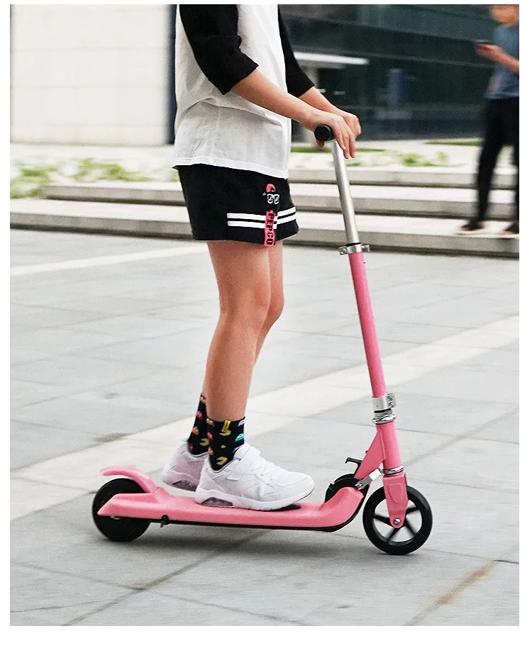 Черный розовый Легкая Одежда для Безопасность 2-колесный скутер с поколения