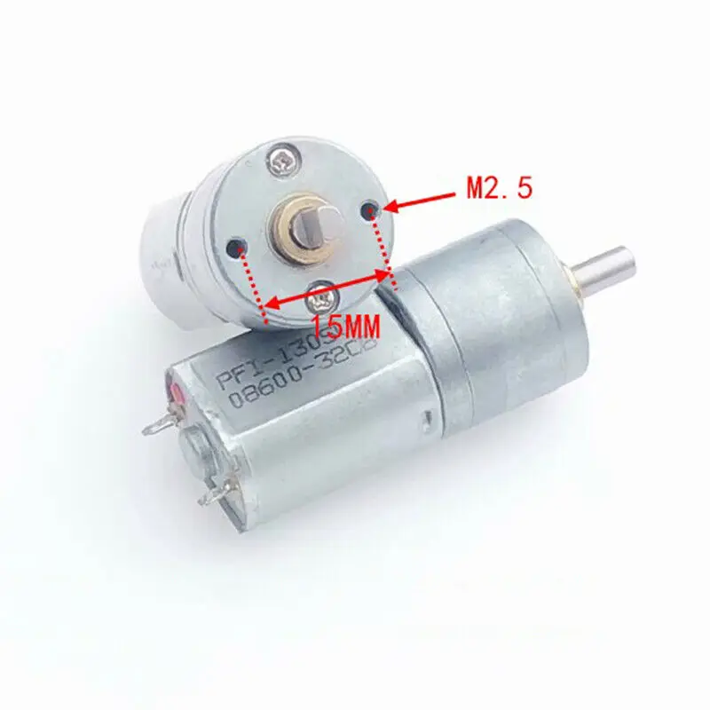 Миниатюрный полностью металлический редукторный двигатель 20 мм 3 В постоянного