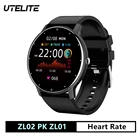 Смарт-часы UTELITE ZL02 унисекс, с функцией измерения пульса и прогноза погоды, IP67
