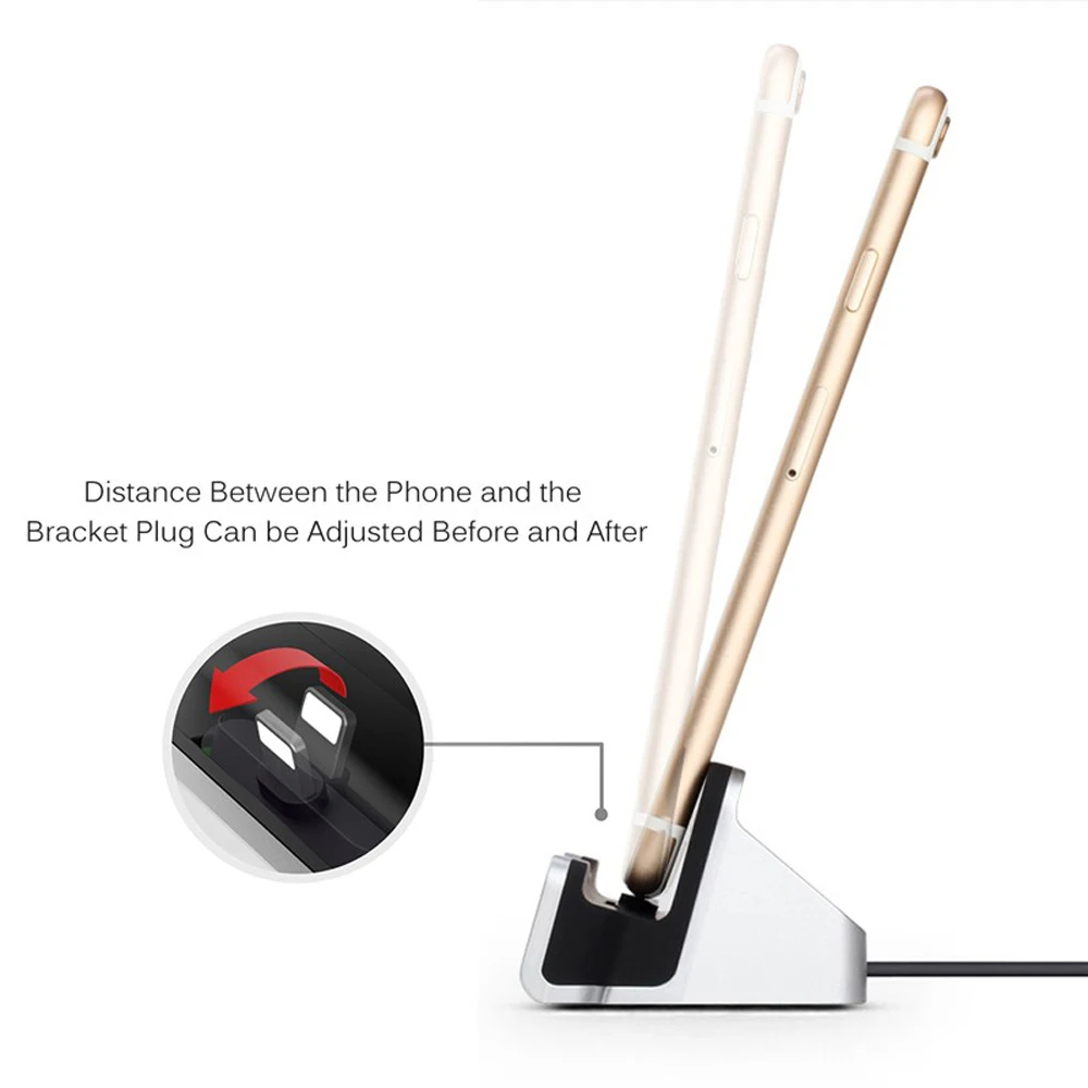 Зарядное устройство док Cradle Charging Sync Dock для iPhone x/8/7/6 samsung galaxy s9 + huawei mate 20 x Тип C