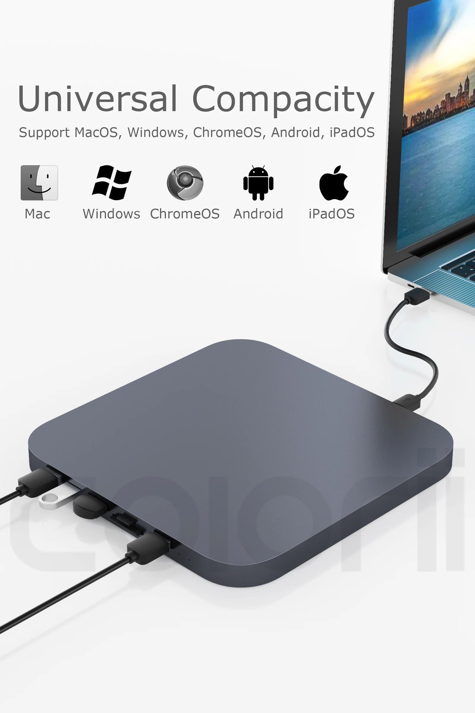 Mac mini hub HDD/SSD usb type c     SATA  Apple -   mac mini