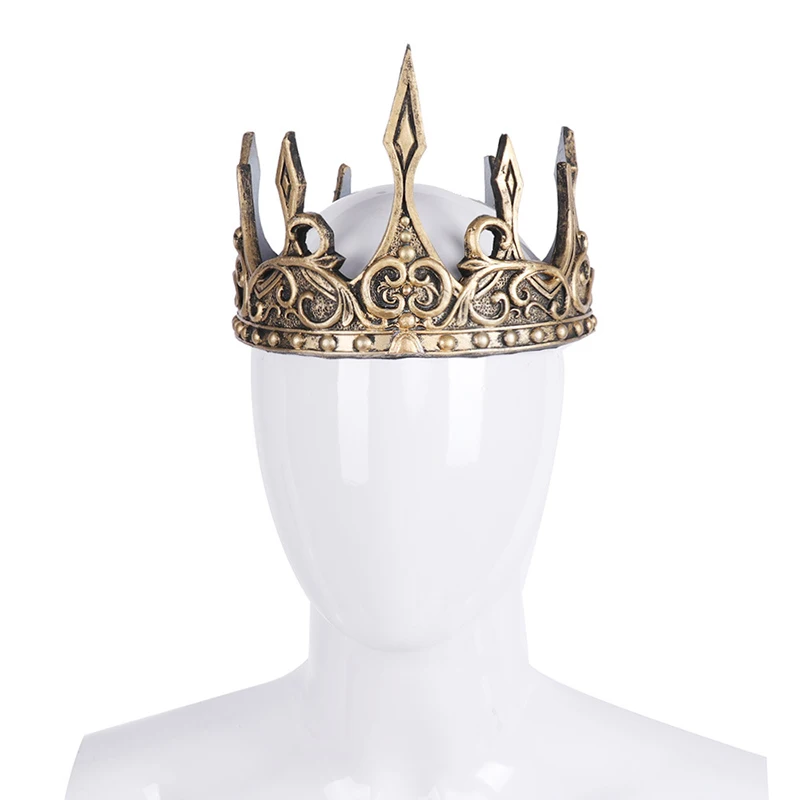 

Новая корона для Хэллоуина, 3D Корона в средневековом стиле, головной убор, реквизит для выступления на сцене, праздничный аксессуар для косп...