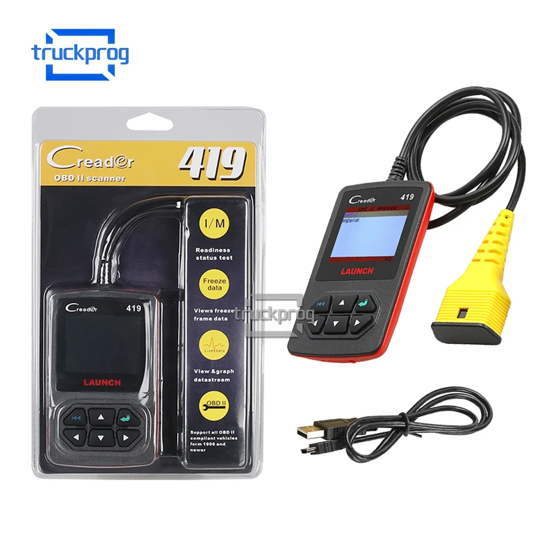 Сканер для считывания кодов Launch CReader 419 OBD2 OBD II с поддержкой протоколов OBDII