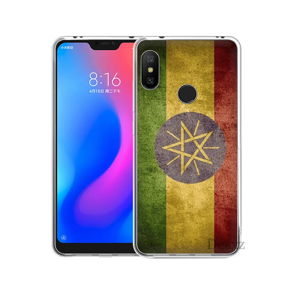 Чехол с флагом Великобритании США Эфиопией Боснией пробудем для Xiaomi Redmi mi 8 SE Note 5 5A