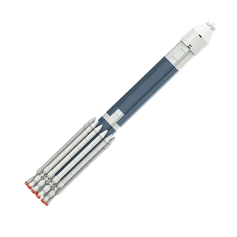 

MOC-54675 Delta II Diy Space Rocket Model Collection Building Blocks Bricks Science and Education Toys Gifts For Children