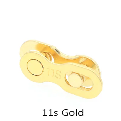 Велосипедная цепь с волшебной пряжкой аксессуар под золото 2 пары 6 7 8 9 10 11