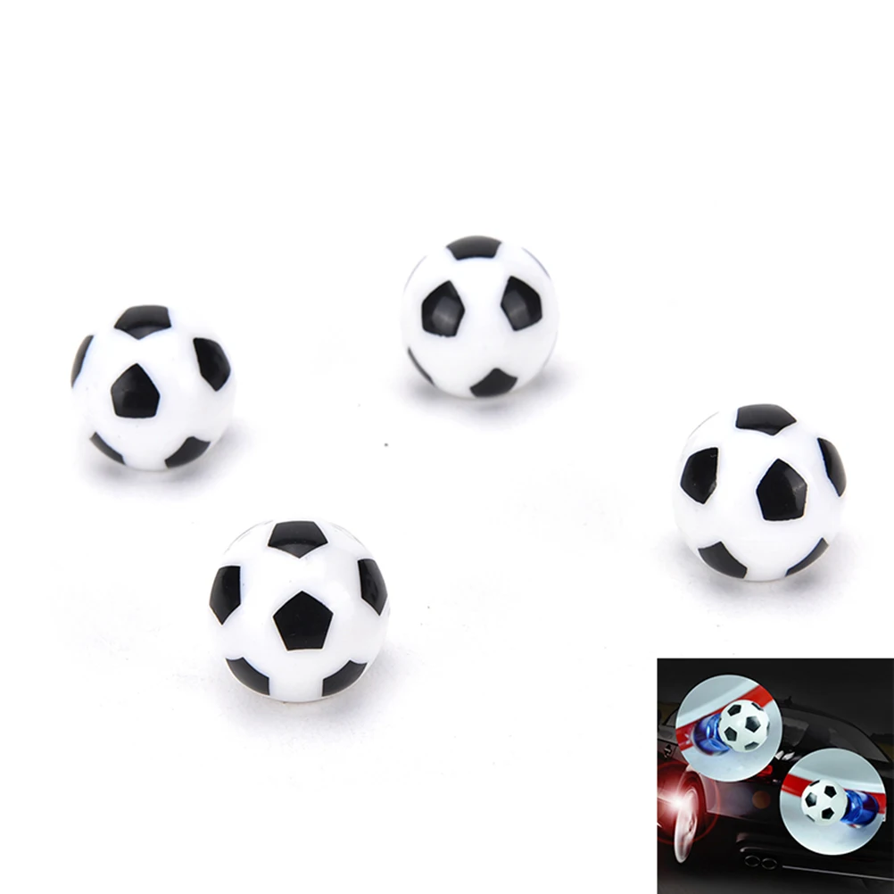 

4pcs/Park Universal Football Design Car Truck Motorcycle Wheel Tire Valve Caps Dust Dustproof Cap
