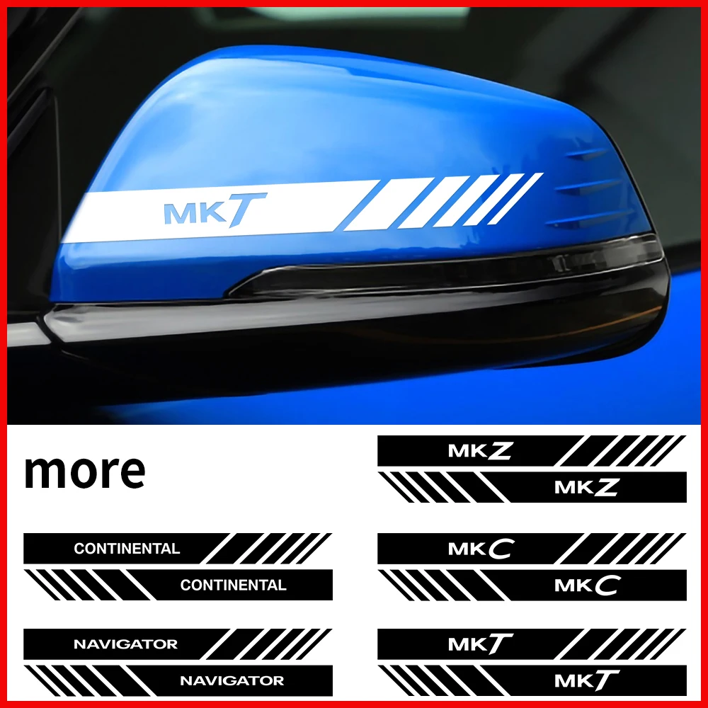 Автомобильное зеркало заднего вида 2 шт. декоративная наклейка на боковые зеркала для Lincoln Continental Navigator MKZ MKC MKT