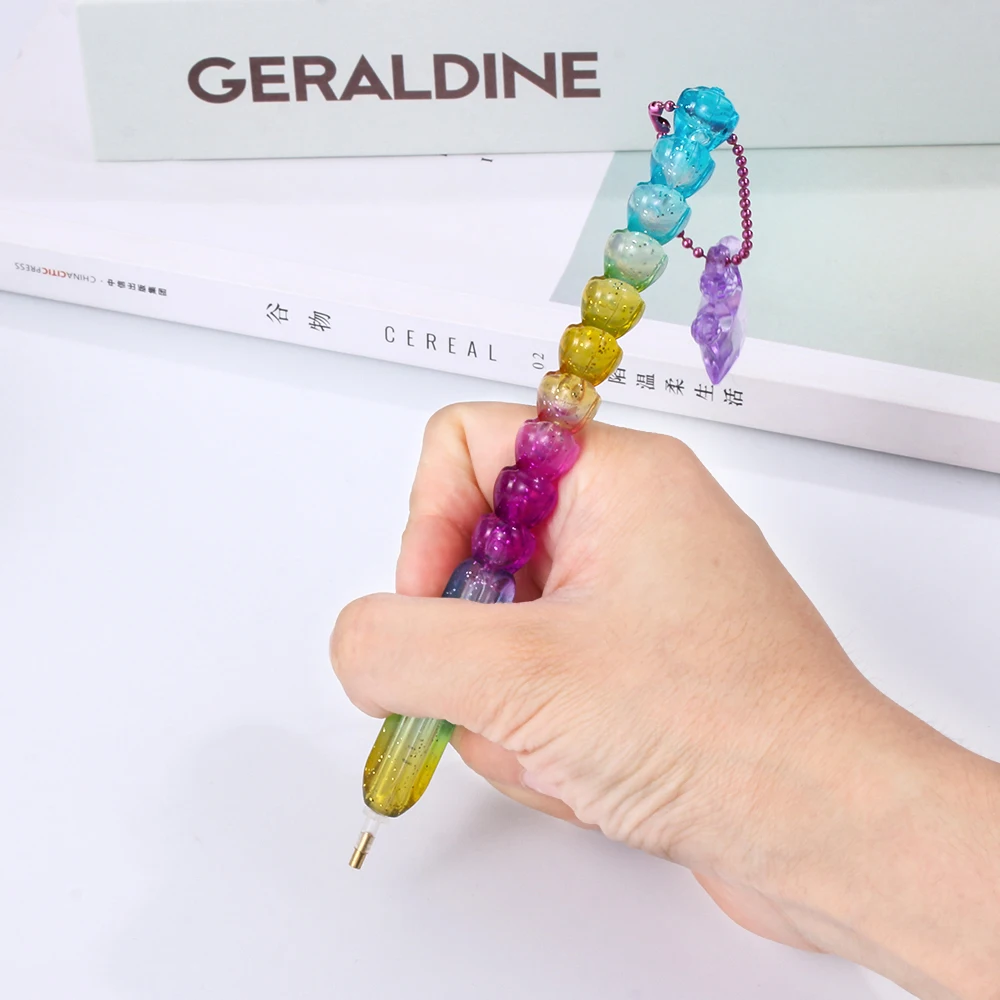 1 шт. новинка милая алмазная живопись в форме сердца ручка для вышивания