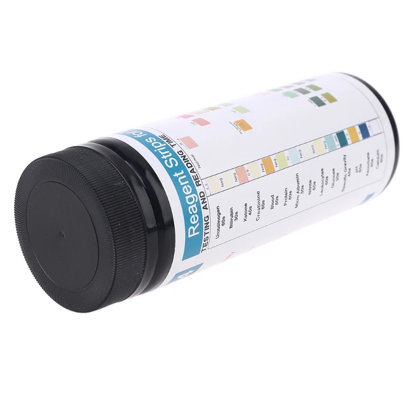 

URS-14 100strips Urinalysis Reagent Test Paper Urine Test Strips Leukocytes, Nitrite, Urobilinogen, Protein, pH, Ketone C7AC