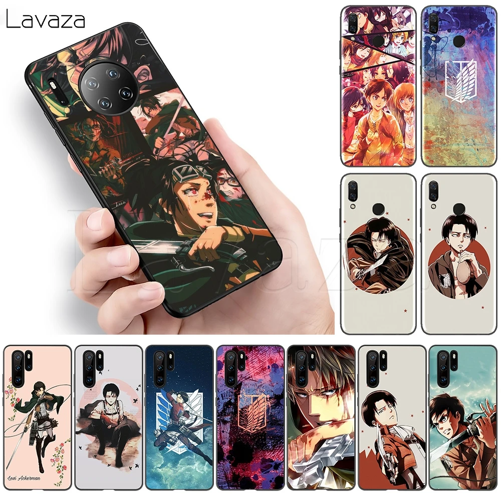 Мягкий чехол Lavaza с аниме японской атакой на титанов для huawei P9 P10 P20 P30 P Smart Z Y7 Plus Lite