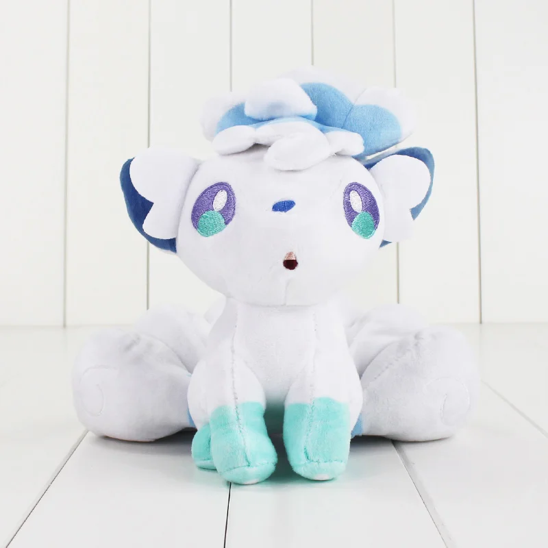 15-30 см аниме Vulpix белая лиса Плюшевая Игрушка Животные sixtail Foxy мягкая кукла для детей - Цвет: L Size 30cm