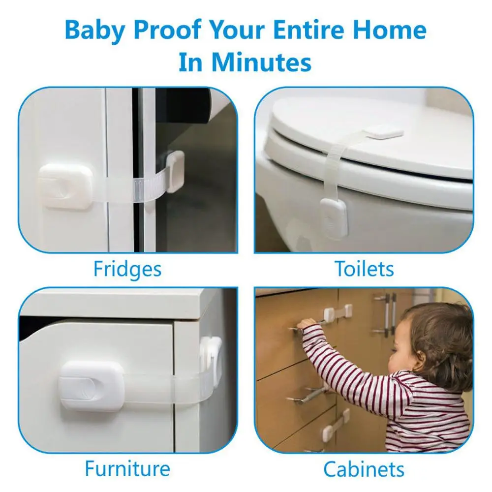 Магнитные Детские флюоресцентные замки для младенцев 6 шт. защелки ящиков защита