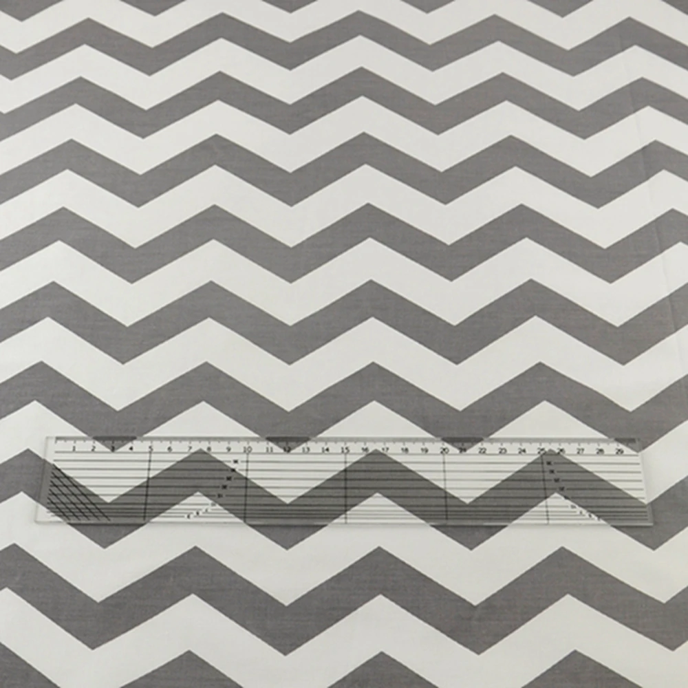 Серая волнистая хлопчатобумажная ткань для стёганых изделий домашний текстиль