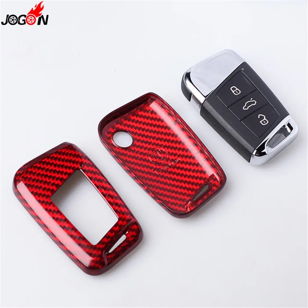 Защитный чехол из углеродного волокна для ключа с дистанционным управлением VOLKSWAGEN Passat B8 2015 2016 2017 VW Arteon 2018
