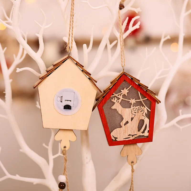 

Adornos Navidad 2021 Natal Christmas Tree Decoration Wooden Christmas Drop Qrnament