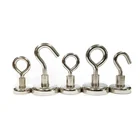 Мощный Неодимовый магнит, подъемный магнит для Глубоководной Рыбалки, Монтажный держатель, с кольцевым болтом