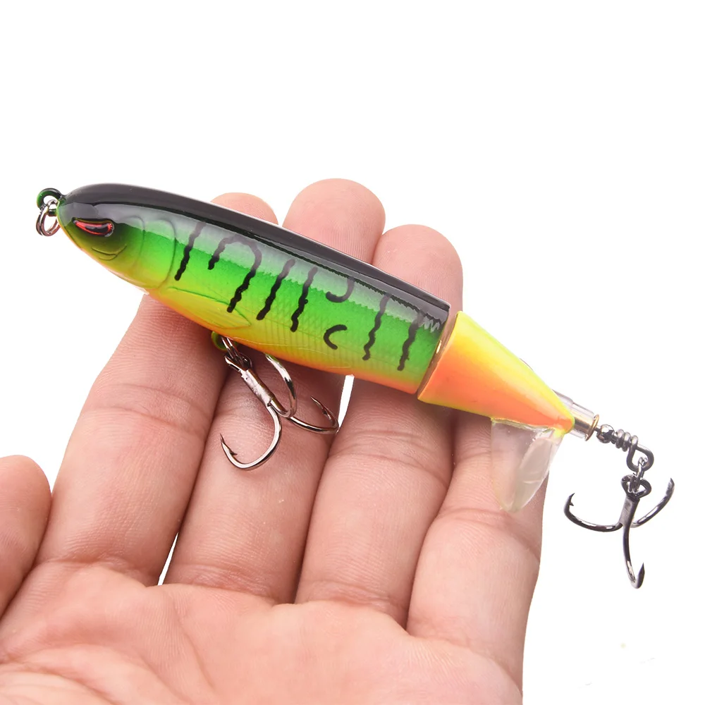 3 шт./лот Whopper Plopper 100 мм 13 г плавающий Поппер рыболовная приманка карандаш