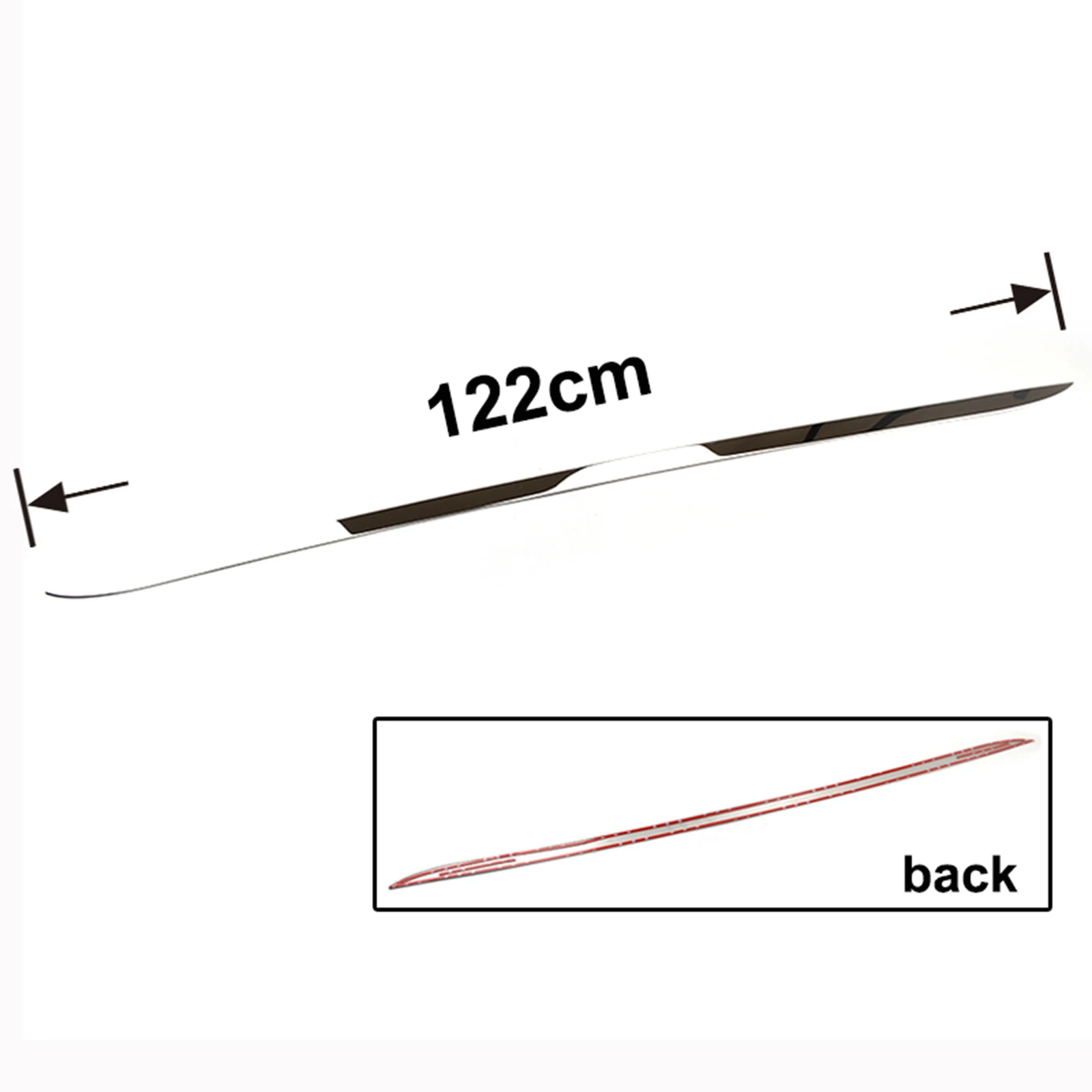 Задняя дверь крышка багажника из нержавеющей стали хромированная для Mazda CX-5 CX5 KF
