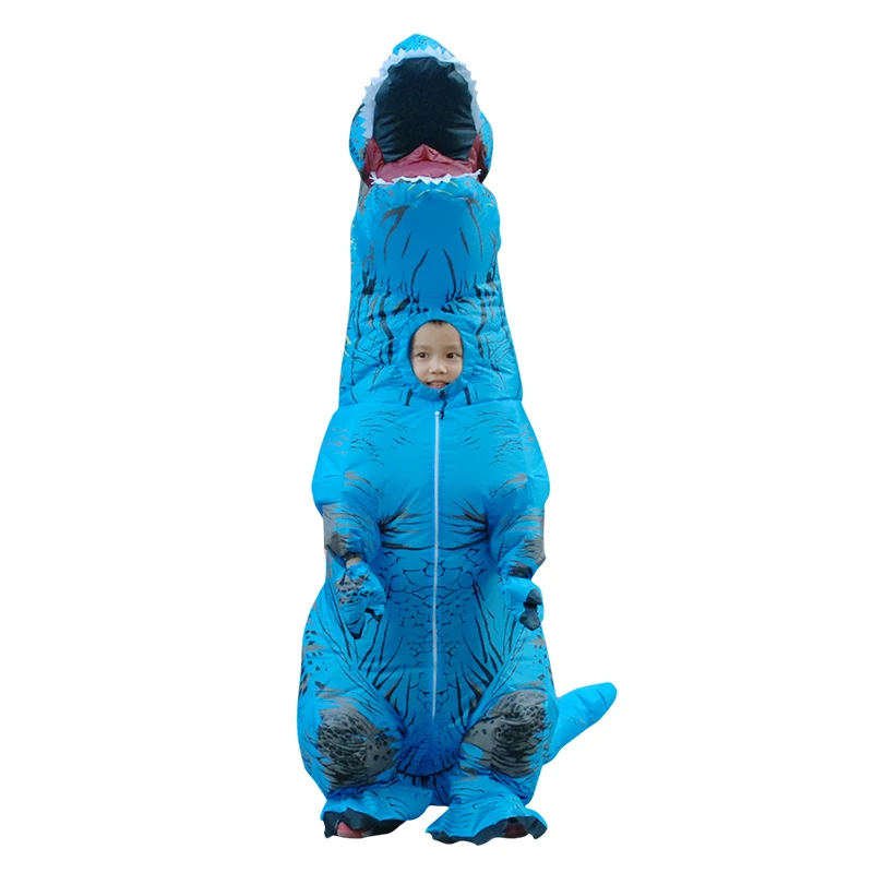 Надувной костюм динозавра T-REX для детей аниме-костюм надувной вечеринки косплея