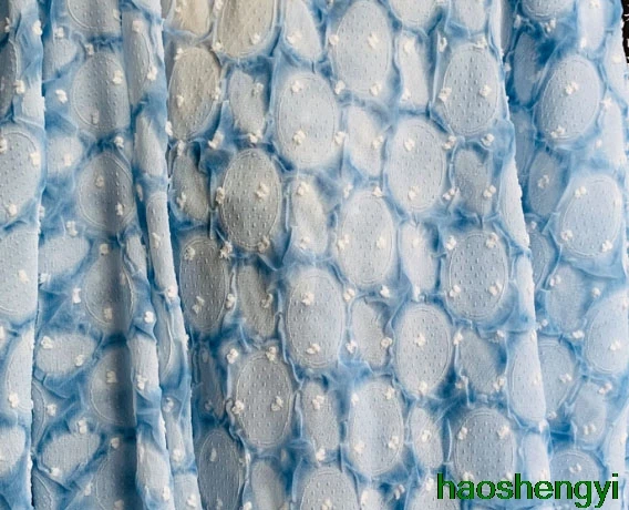 Свежий синий шерстяной галстук в горошек процесс окрашивания модная шифоновая