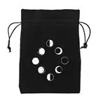 Бархатная сумка для хранения Таро Moon Phase, сумка для гадания с изображением Оракл-карт, сумка для настольных игр, игрушек, украшений, домашних миниатюрных шнурков