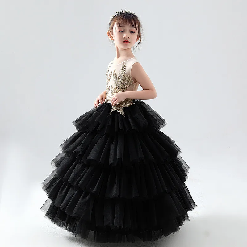 Платья для девочек с цветами свадьбы B025 2020 новинка элегантные платья принцессы