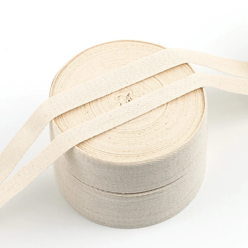 

50M Cotton Binding Tape Bias Ribbon Strap Sewing Craft Webbing Trimmings DIY JAN88