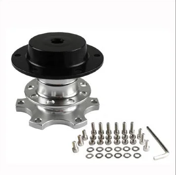 Универсальный быстроразъемный комплект ступицы рулевого колеса, адаптер ступицы колеса для ступицы рулевого колеса с 6 отверстиями