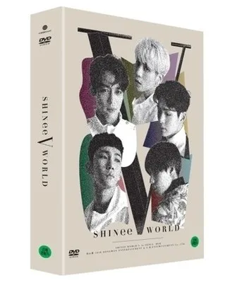 [MYKPOP]~ 100% Официальный Оригинальный ~ мир SHINEE V в Сеуле 2DVD + Фотокнига постер