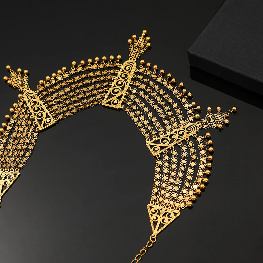 Ожерелье золотого цвета для женщин Арабская Персия Дубай день рождения