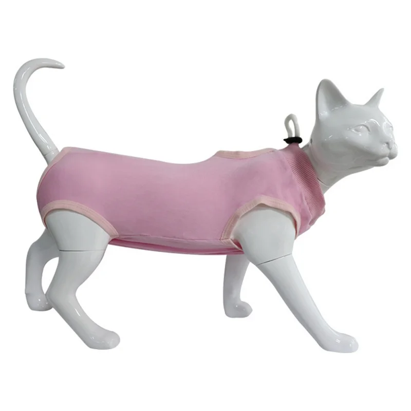 

Pet Cat Recovery Suit Sterilization Jumpsuit Care Kitten Anti Bite Prevent Lick After Surgery Wear Vest Weaning Bottoming Shirt